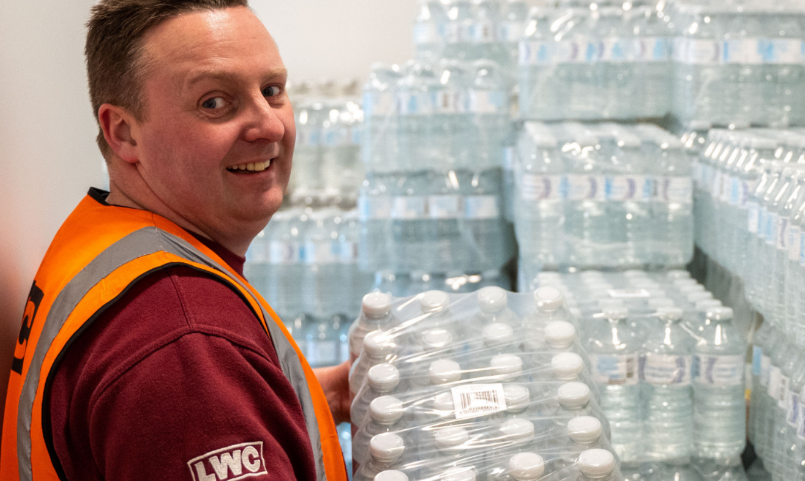 LWC Drinks Donates 9,000 Bottles of Water to Age UK