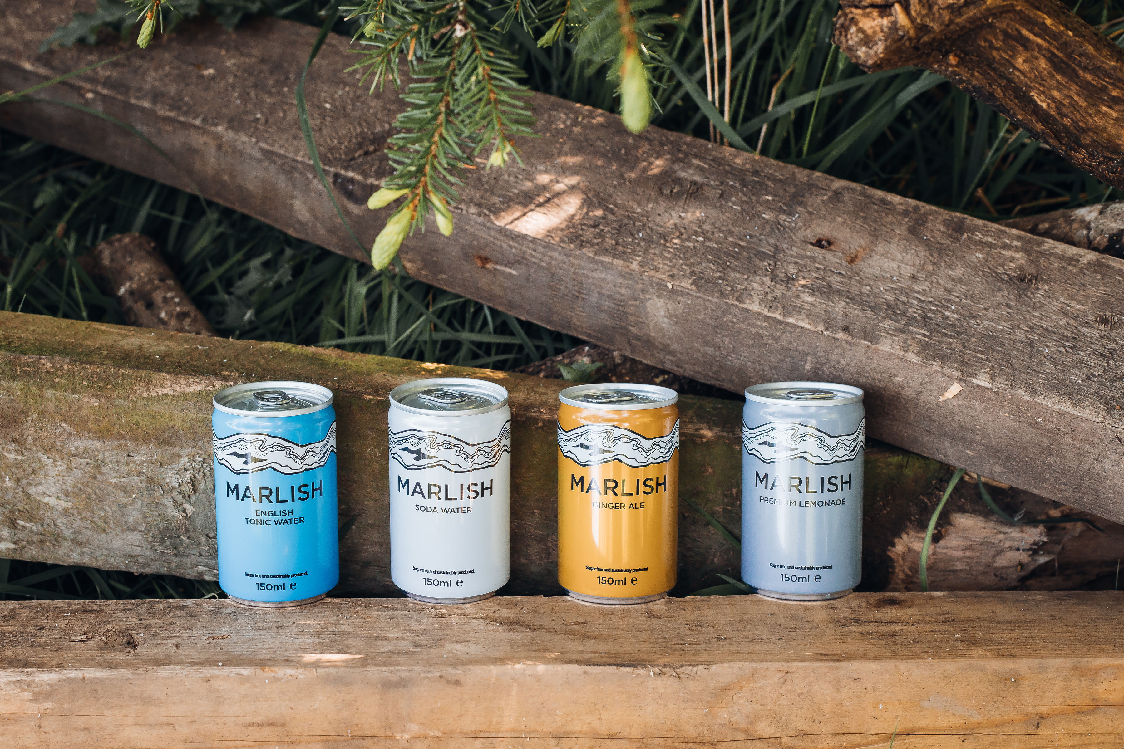 Marlish Waters launches new 150ml can format for Tonics & Mixers range