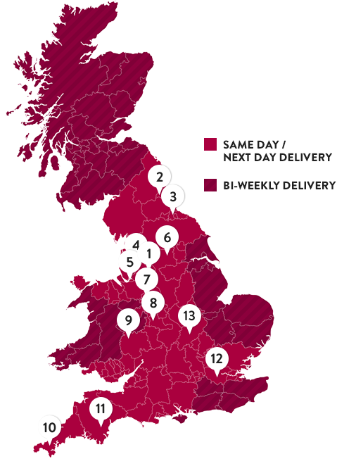Find your nearest LWC depot location