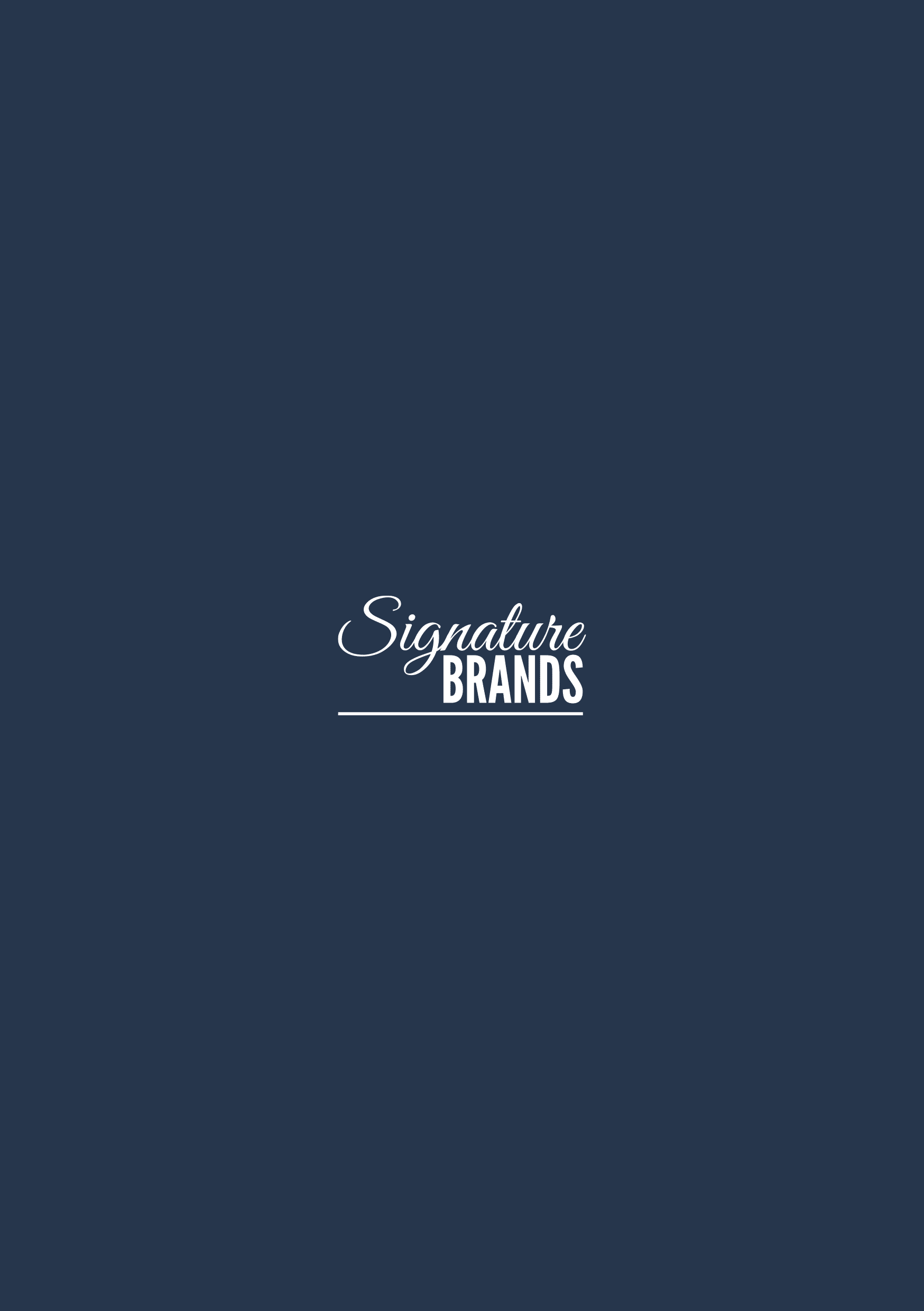 Signature Brands - Brochure - LWC Drinks